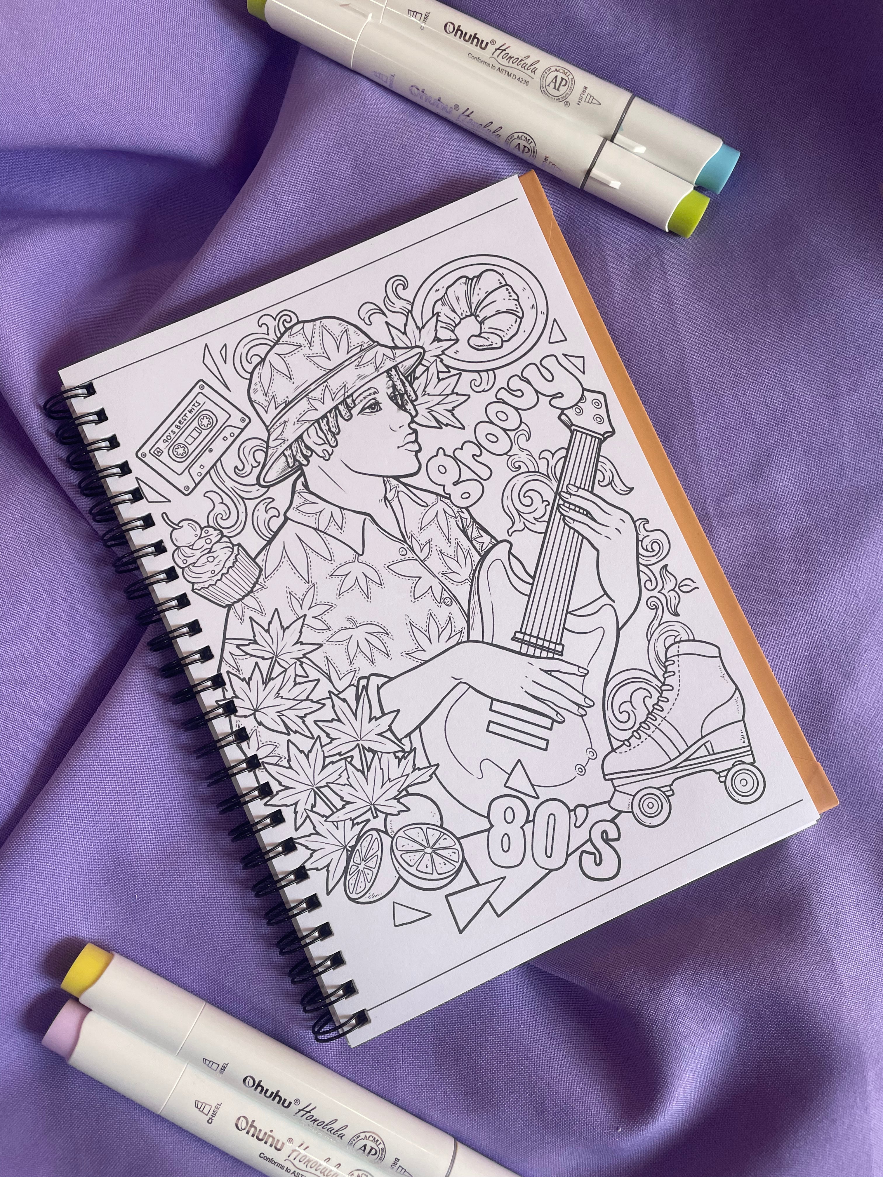 🌈 Find Your Aesthetic – Coloring Book