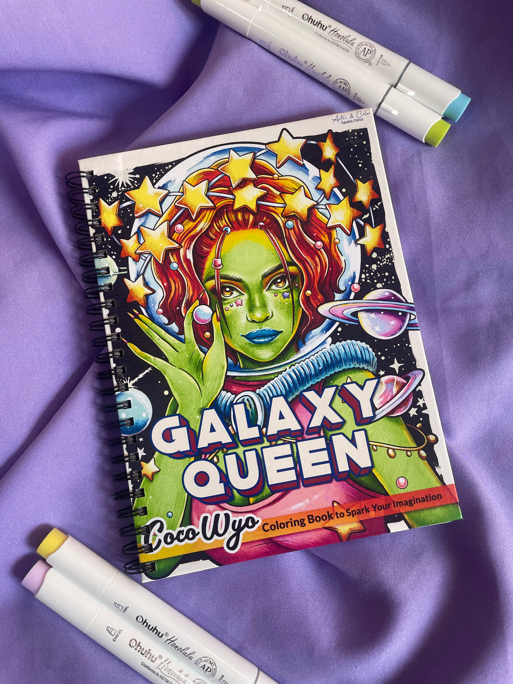 🚀 Galaxy Queen – Coloring Book