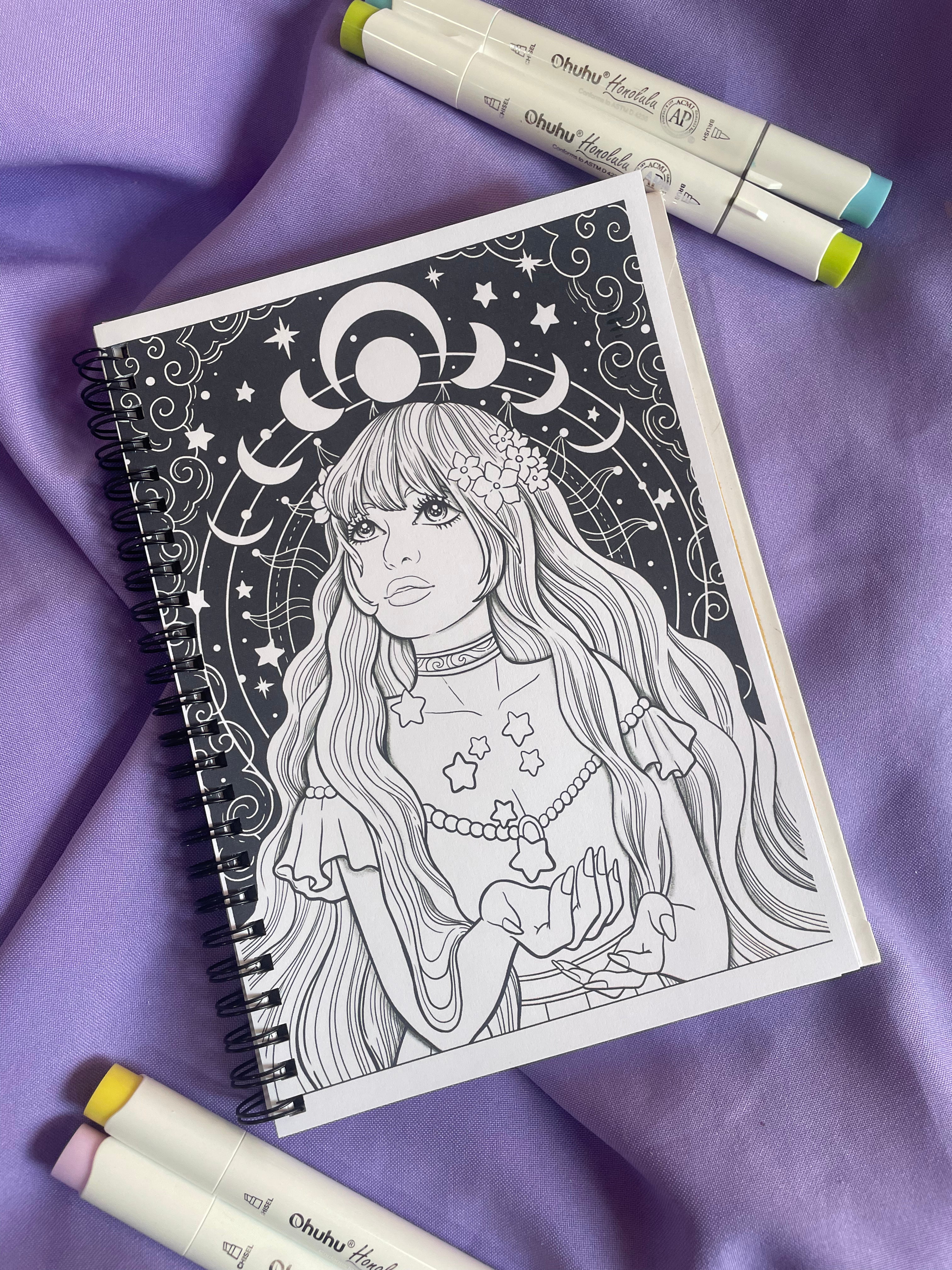 🚀 Galaxy Queen – Coloring Book