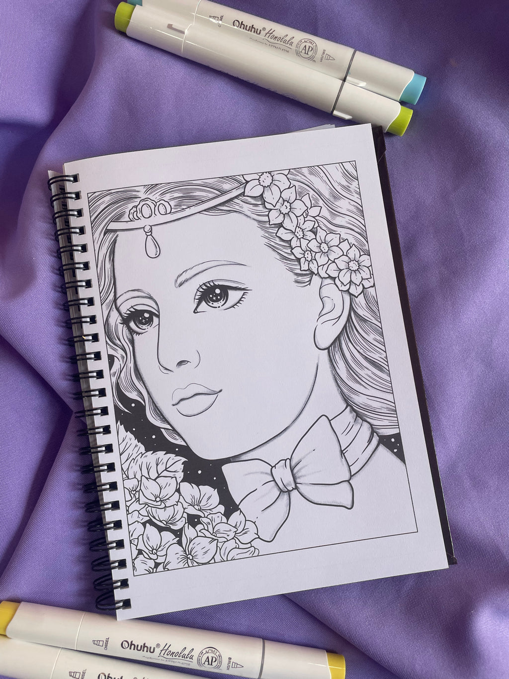 🌸 Beauties in Renaissance – Coloring Book