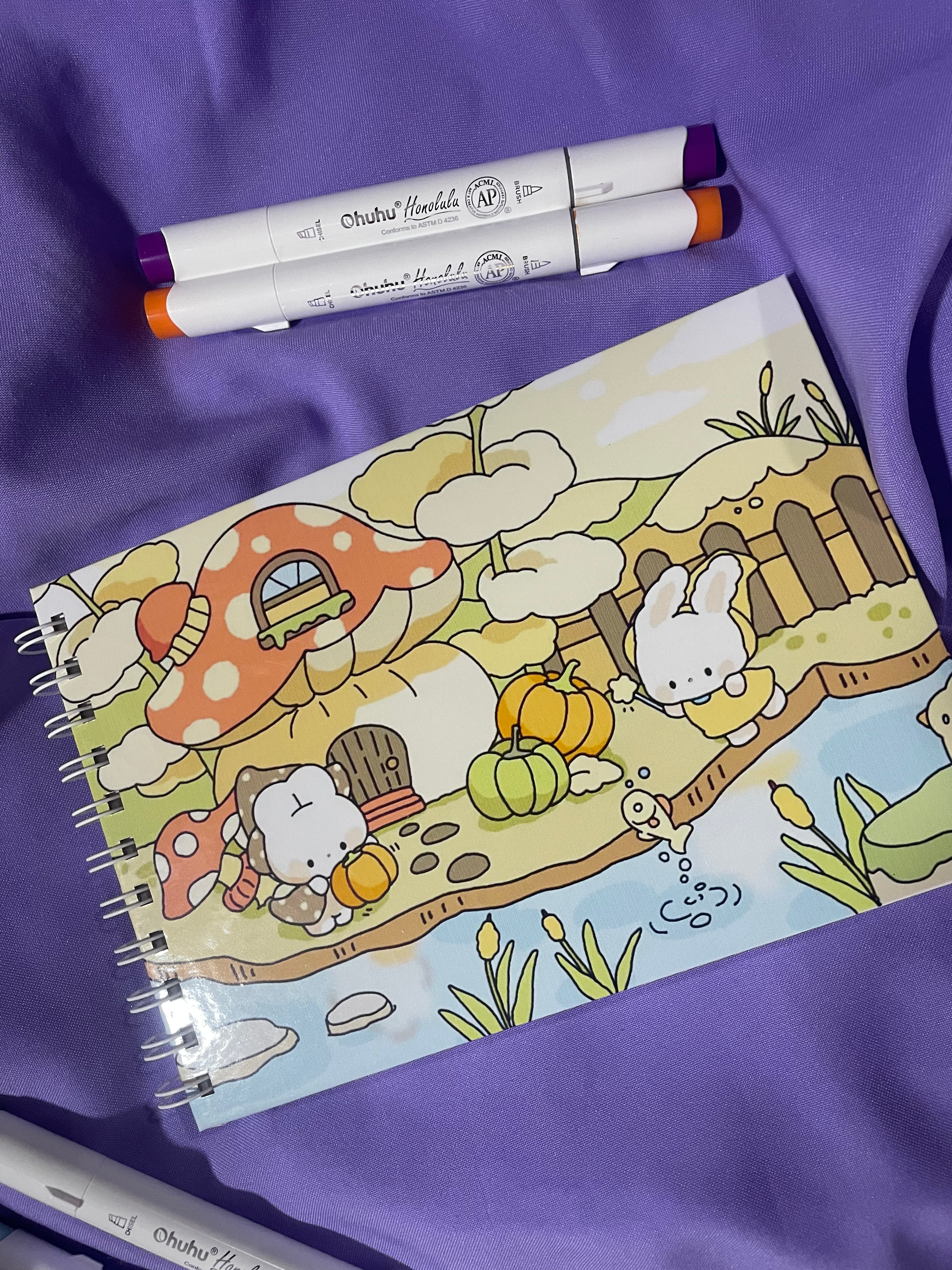 🍄 Mundo Kawaii del Bosque – Coloring Book