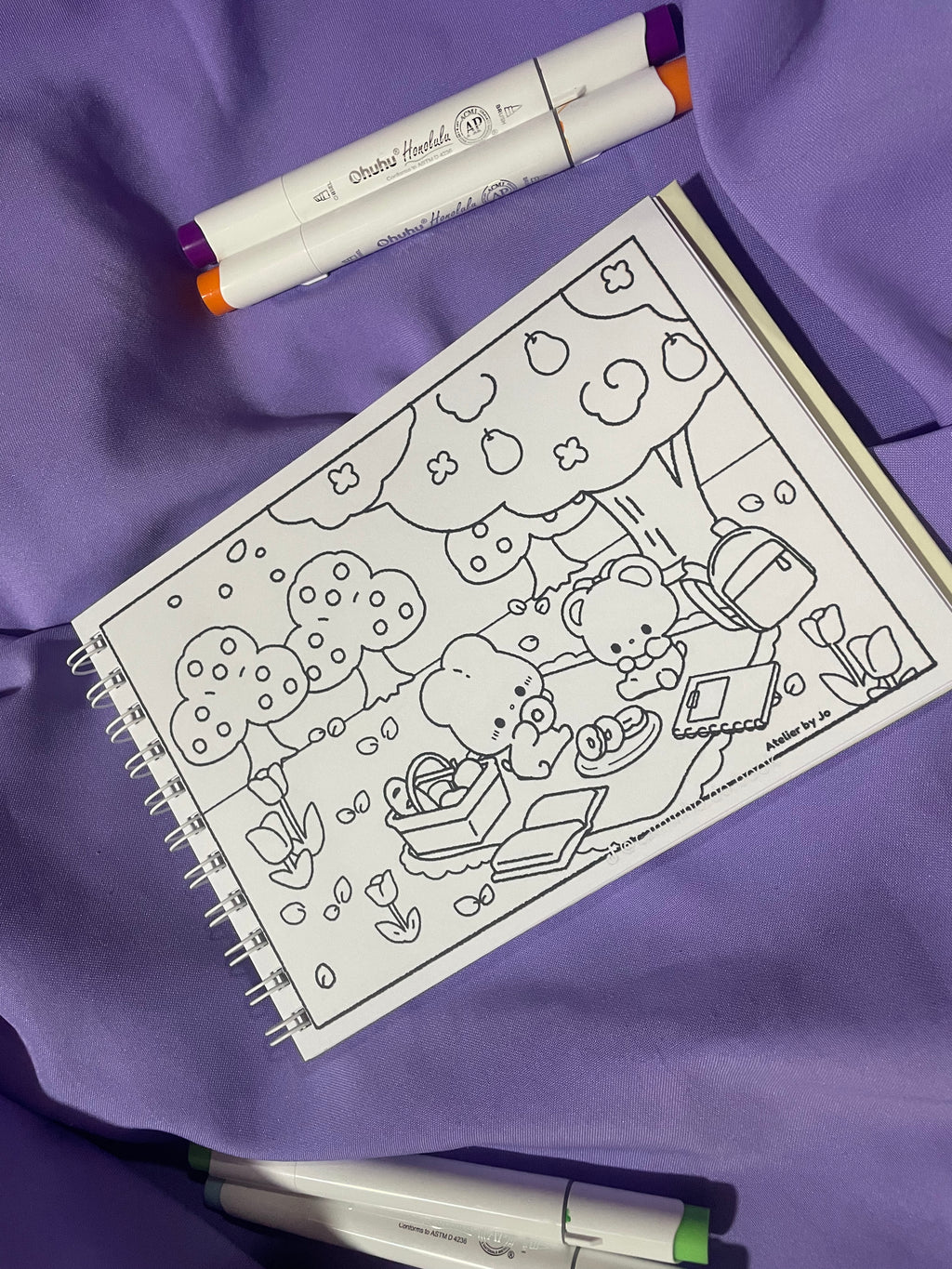 🍄 Mundo Kawaii del Bosque – Coloring Book