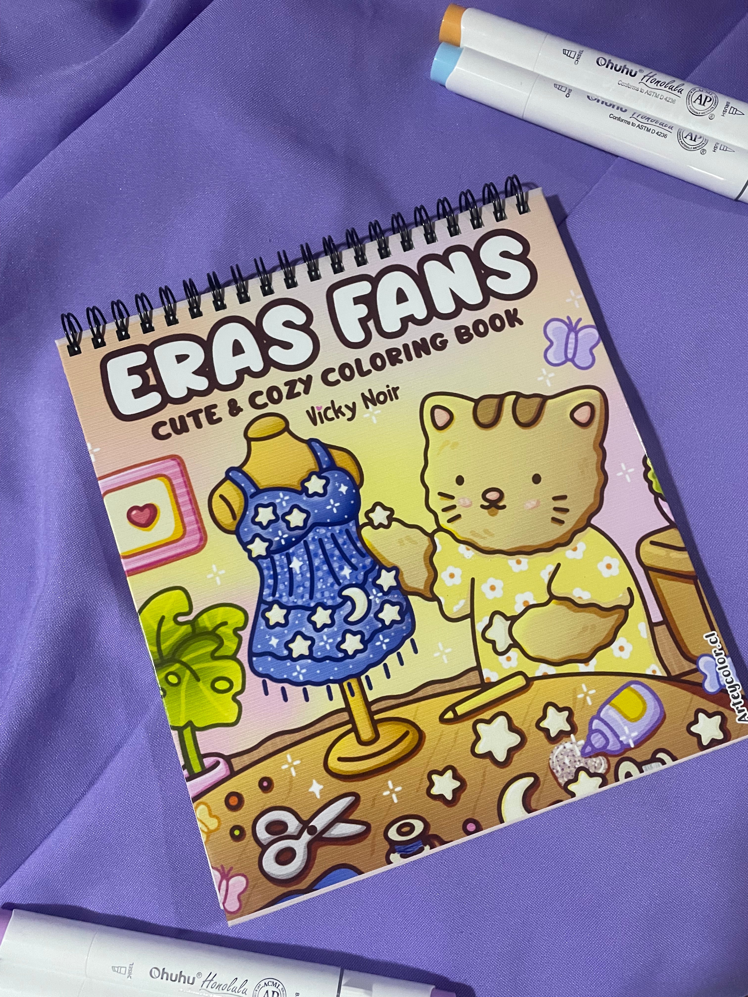 🧶🐾 Eras Fans – Cute & Cozy Coloring Book ✨👗