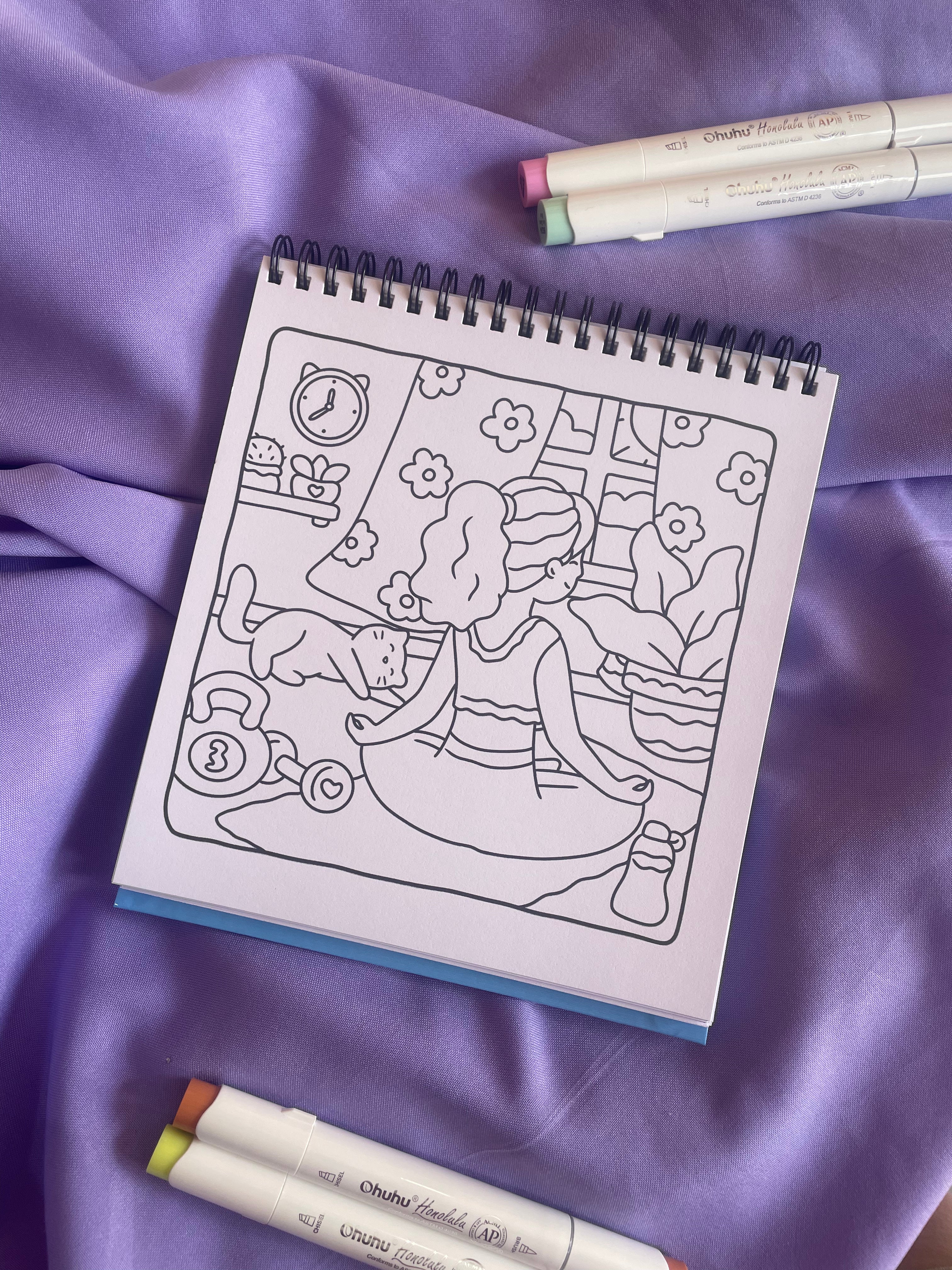 🚐🐱 CAT BESTIE – Cute & Cozy Coloring Book 🌈💖