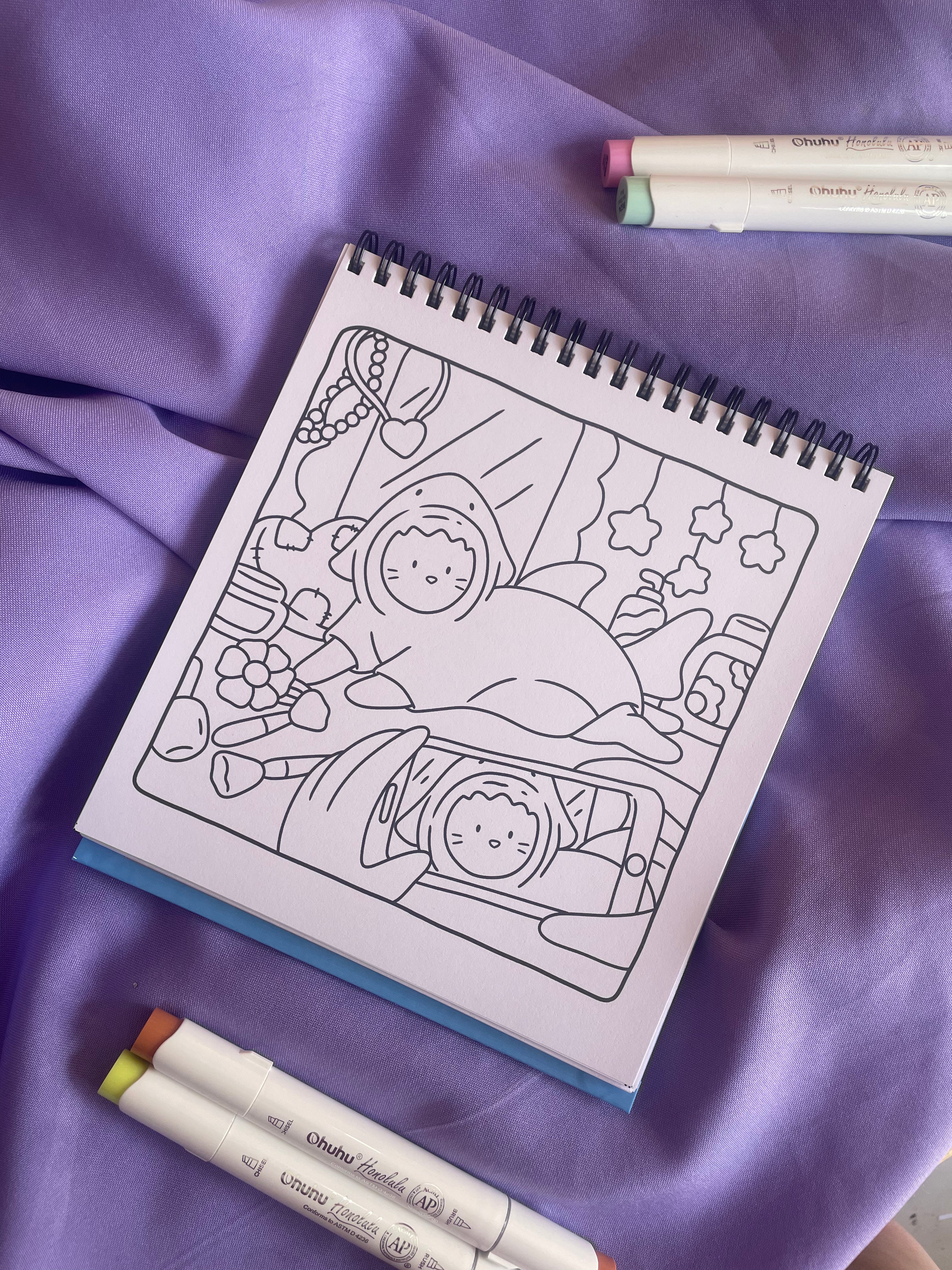 🚐🐱 CAT BESTIE – Cute & Cozy Coloring Book 🌈💖