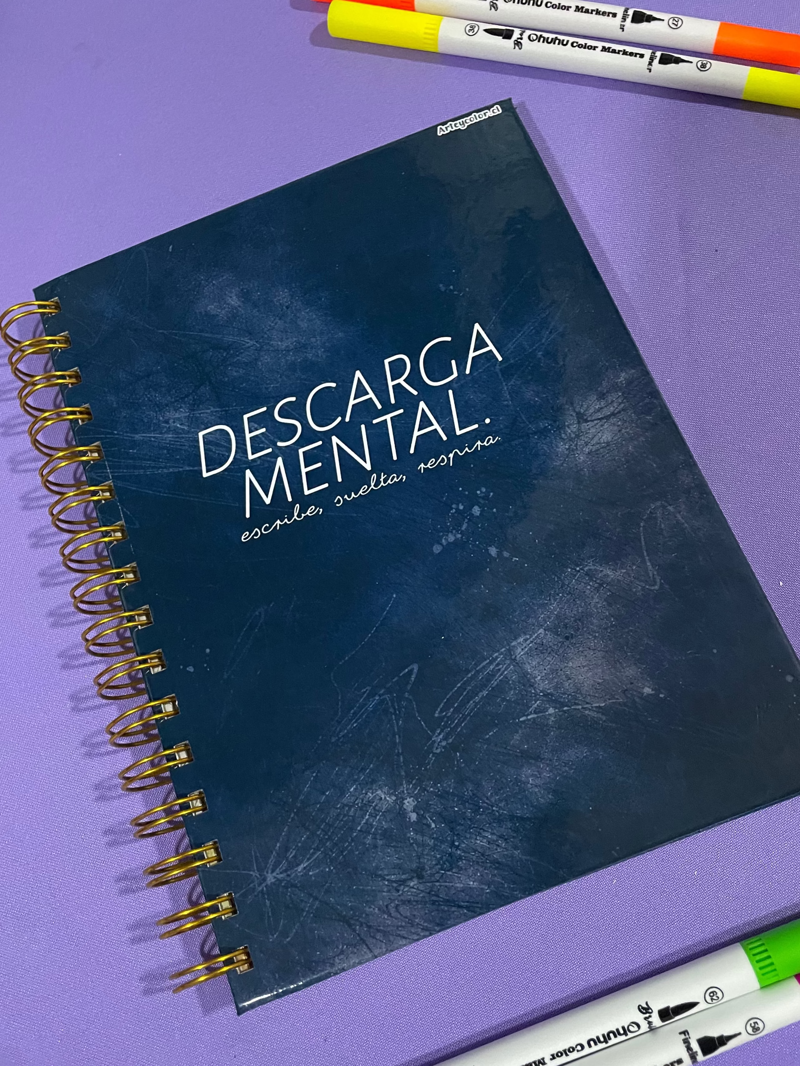 📓 Cuaderno Descarga Mental 🖤