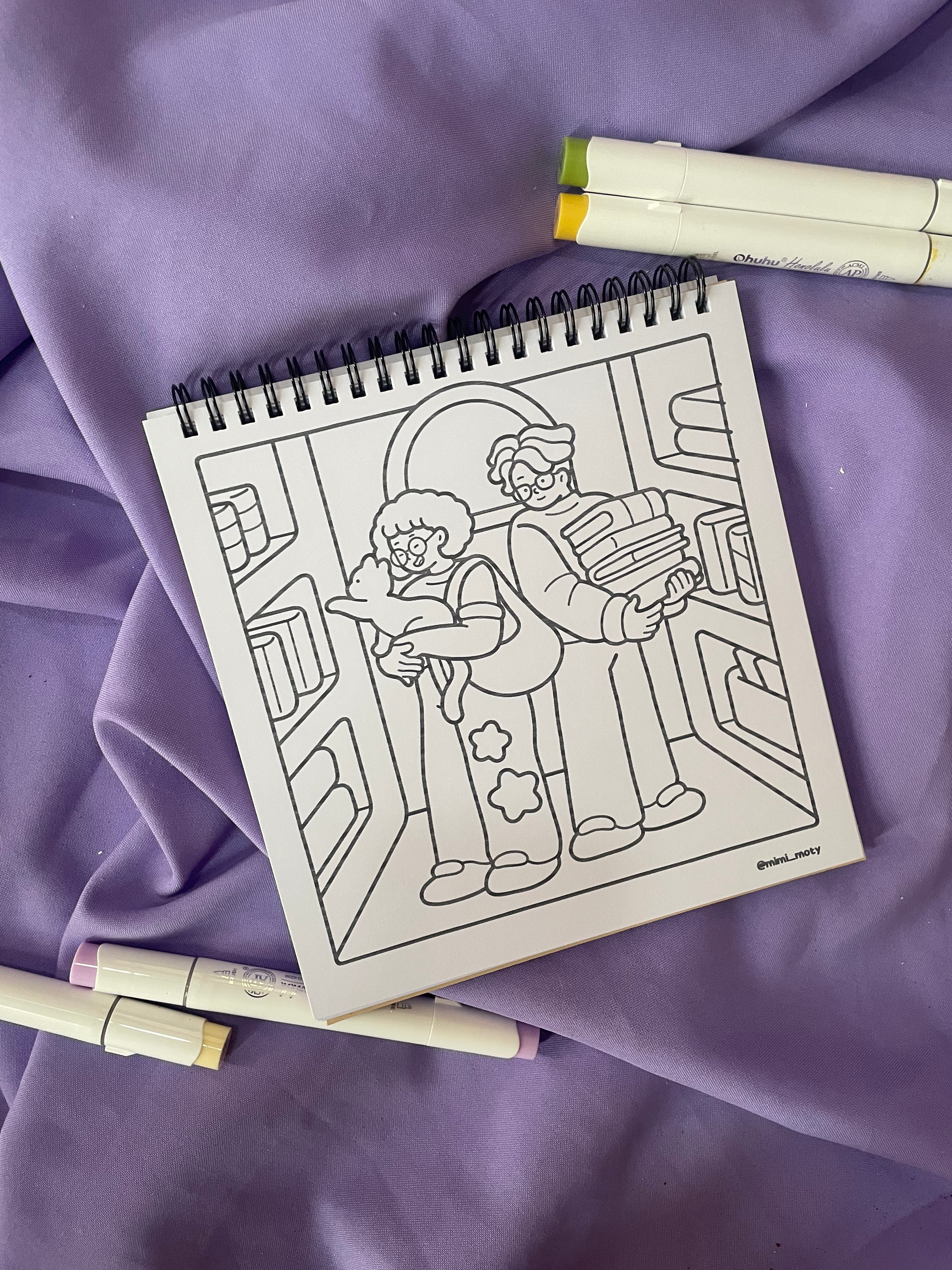 🧸🌼 Funny Days – A Cute and Cozy Coloring Book 🎨