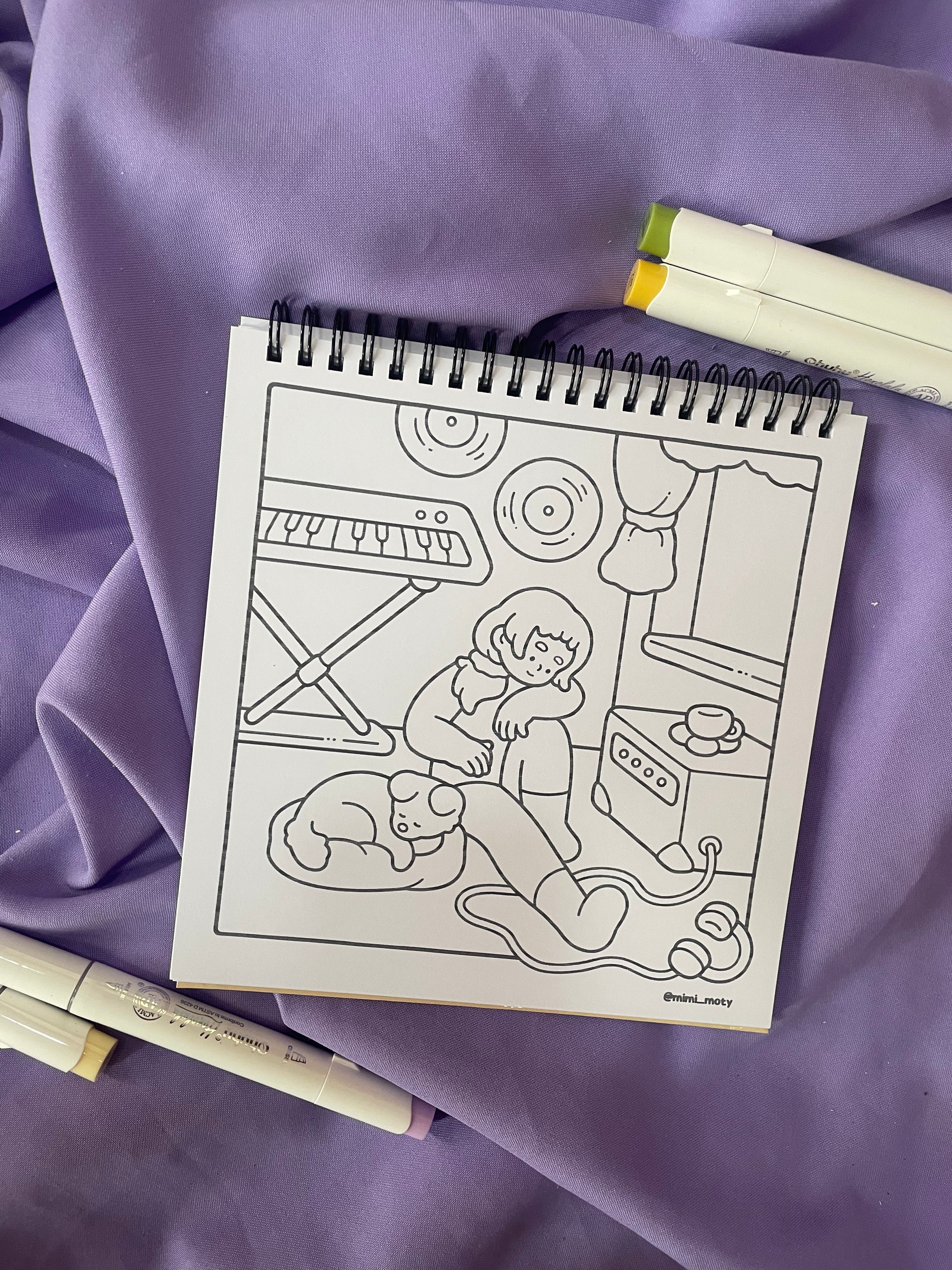 🧸🌼 Funny Days – A Cute and Cozy Coloring Book 🎨