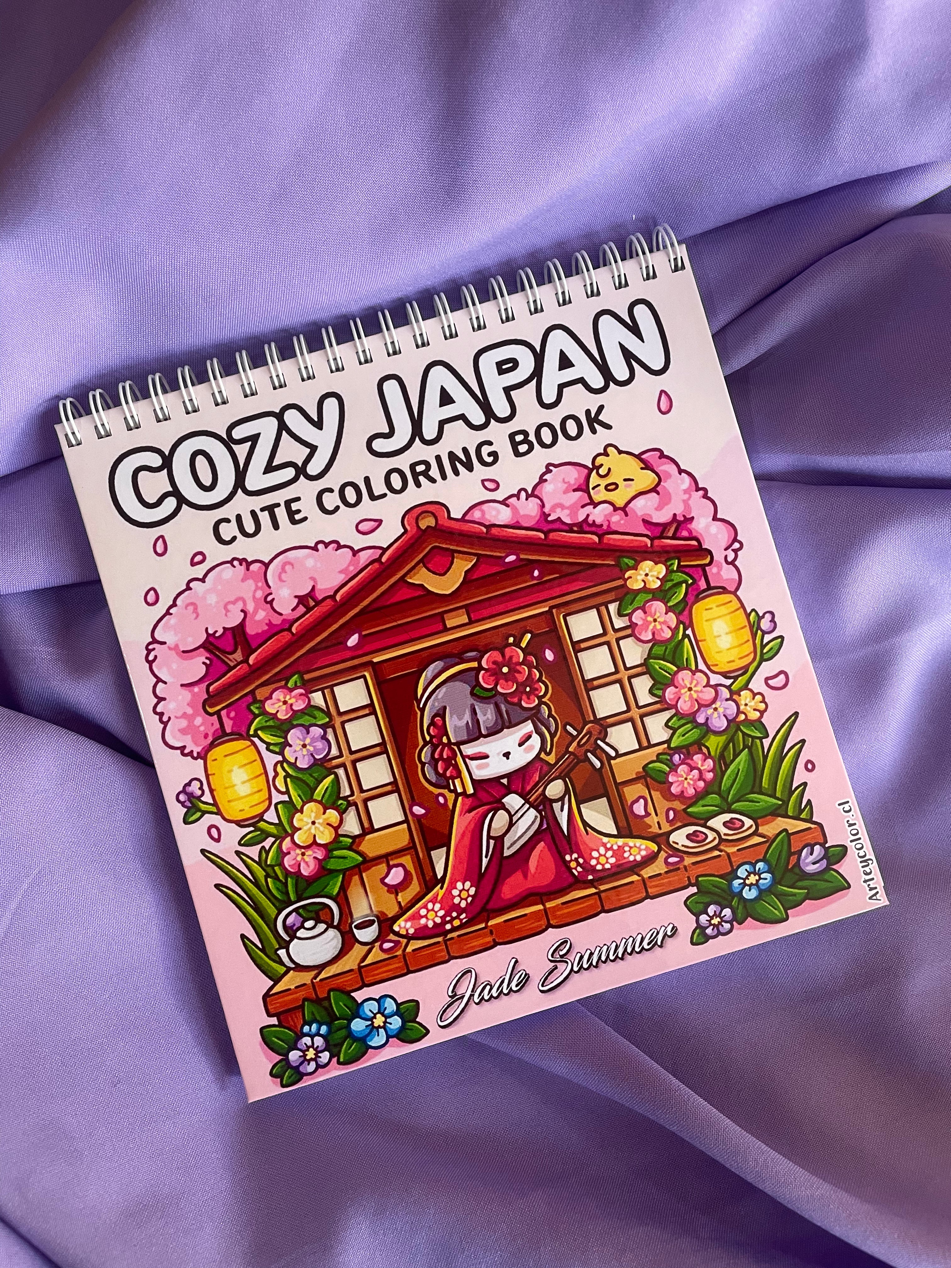 🌸🏯 Cozy Japan – Cute Coloring Book