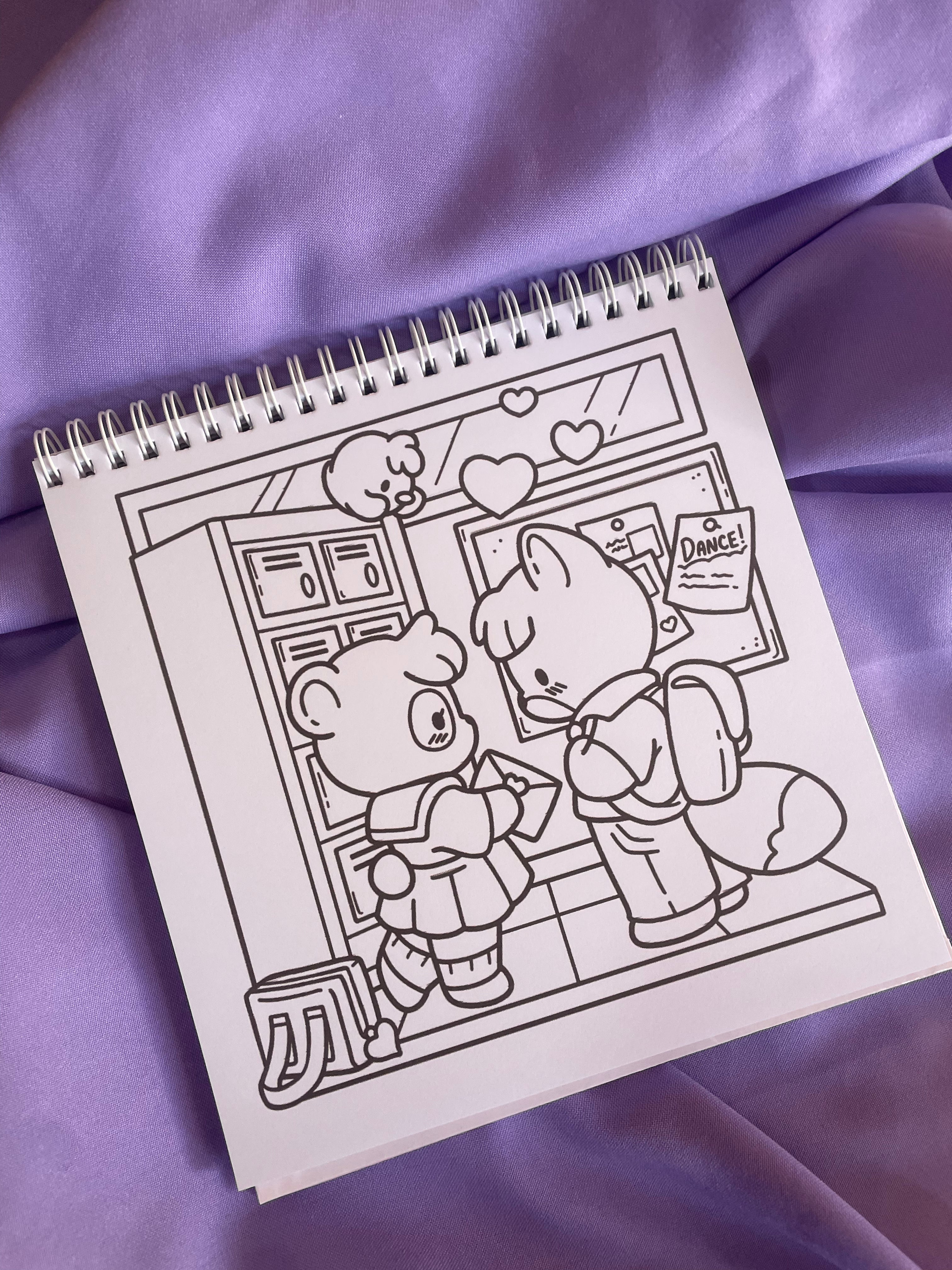 🌸🏯 Cozy Japan – Cute Coloring Book