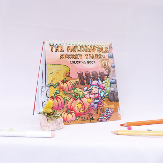 The Huldrafolk Spooky Tales – Coloring Book