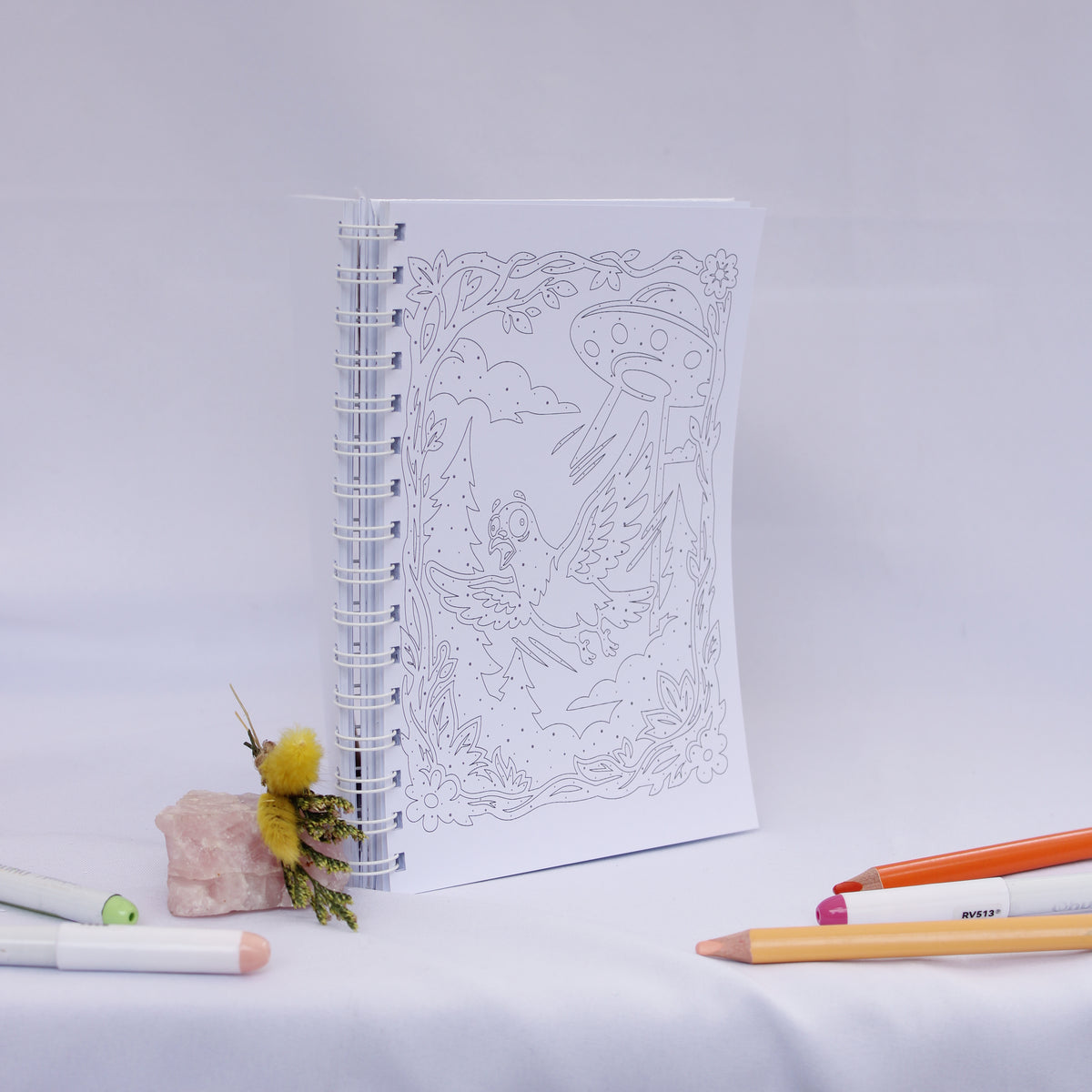 Monochrome Funny Animals – Coloring Book