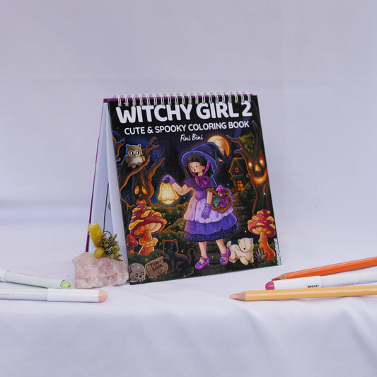 Witchy Girl 2 – Coloring Book