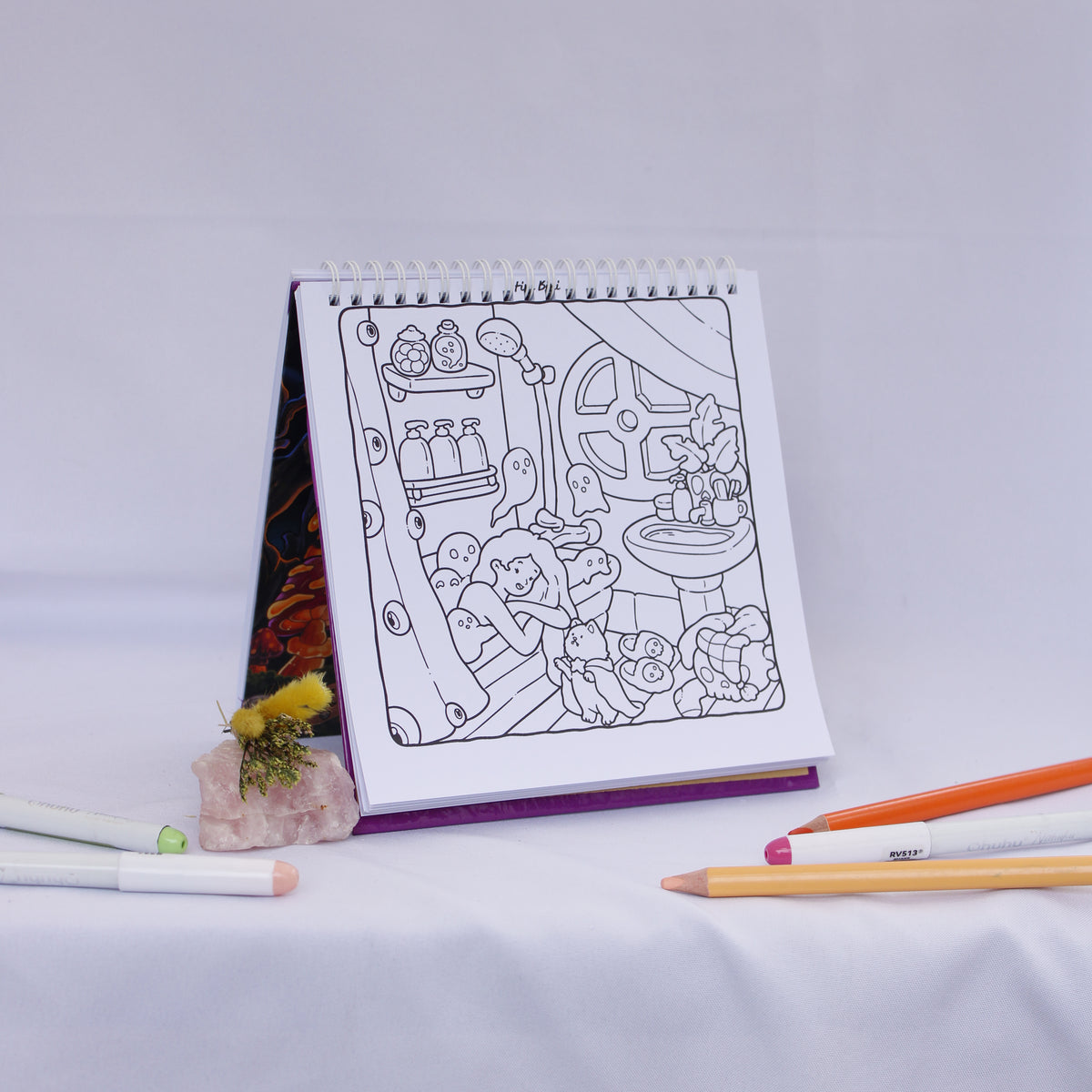 Witchy Girl 2 – Coloring Book