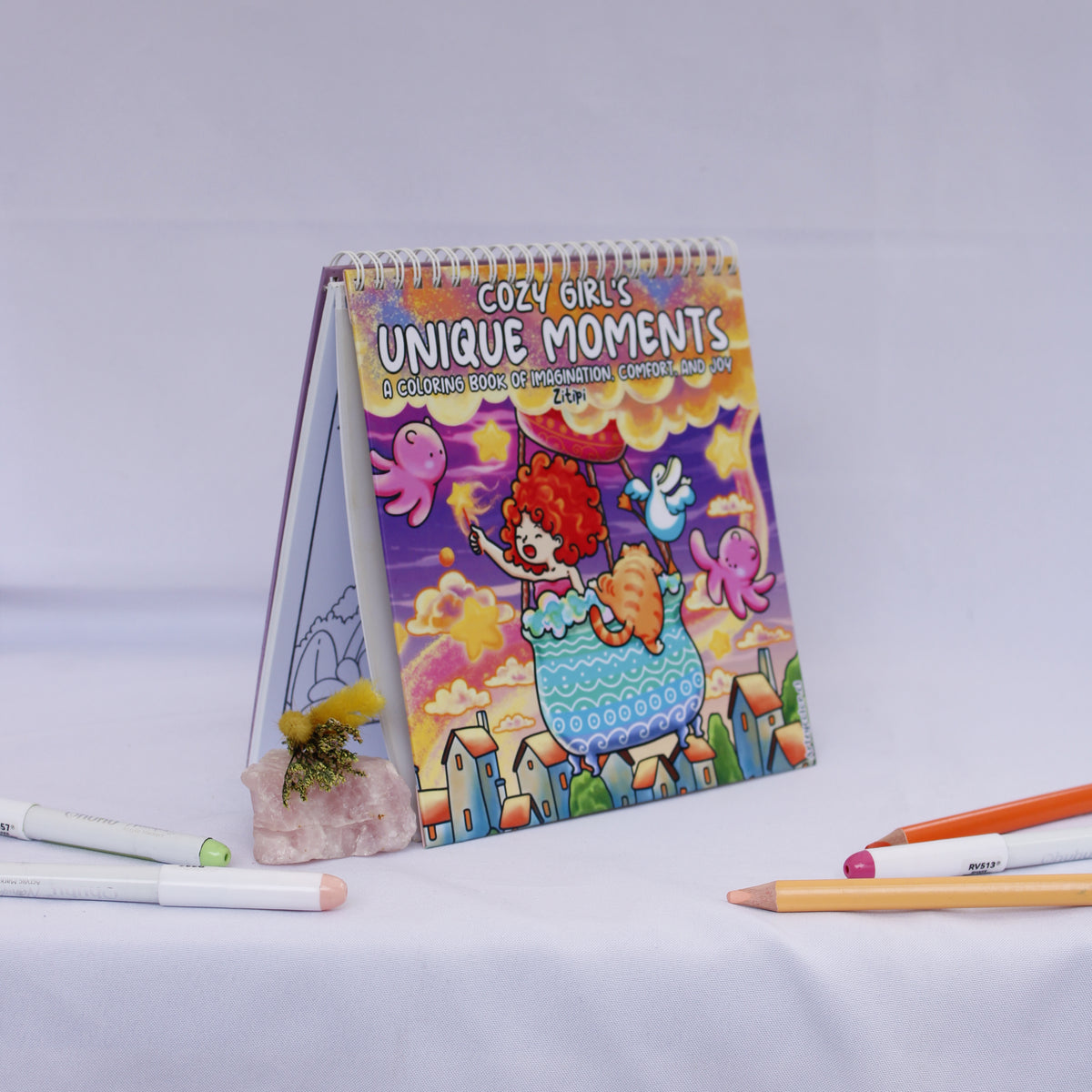 Cozy Girls Unique Moments – Coloring Book