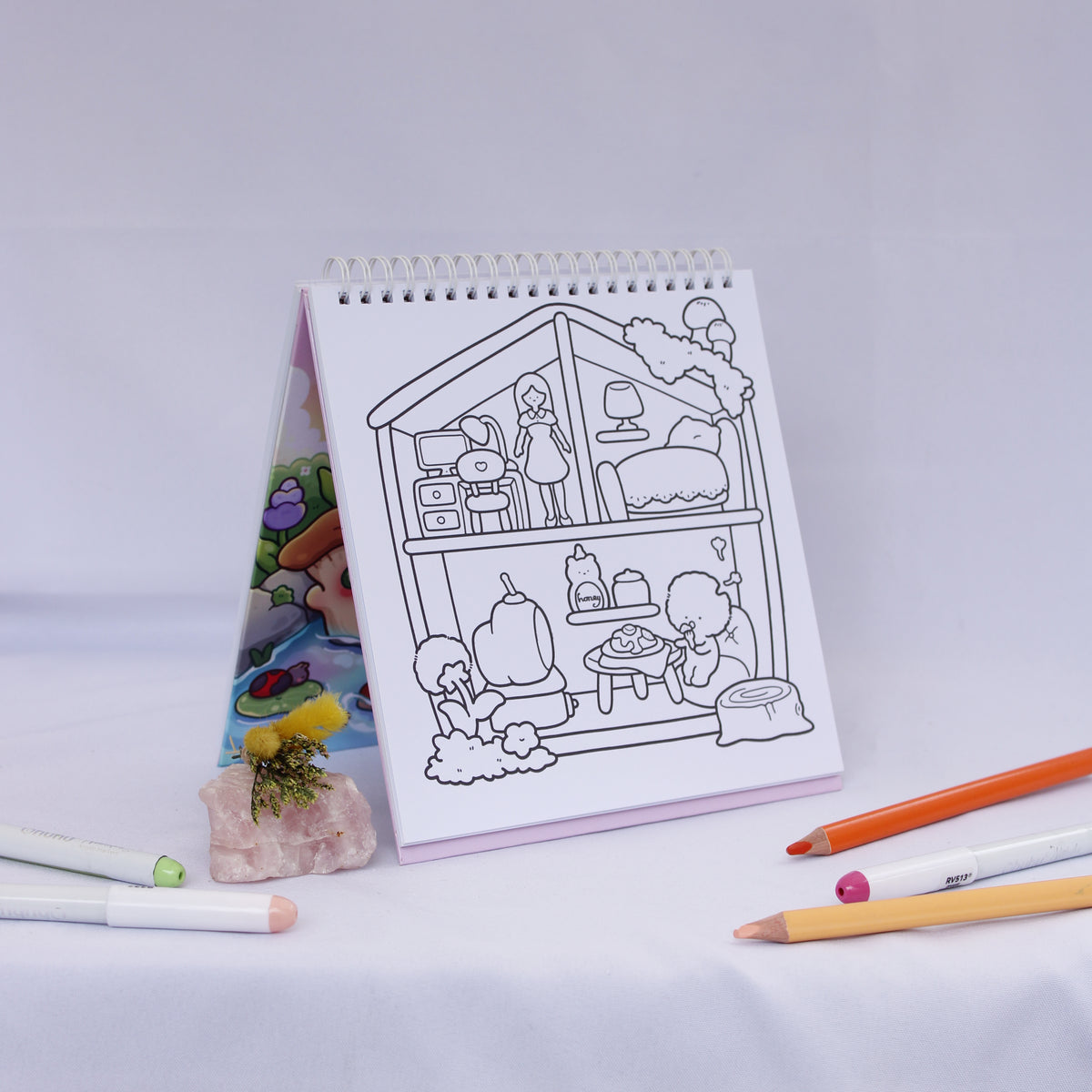 Cozy Plants – Coloring Book