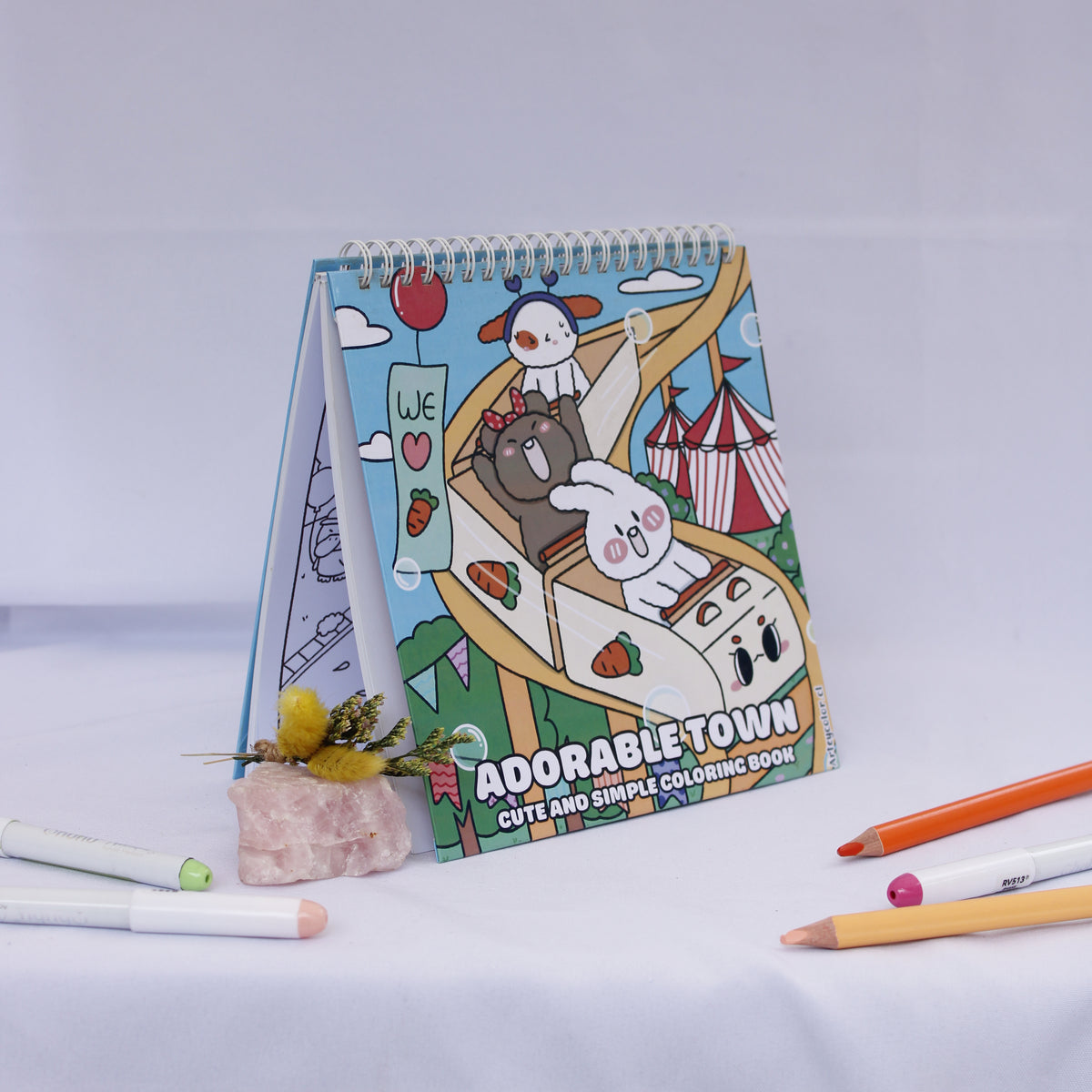 Adorable Town – Coloring Book