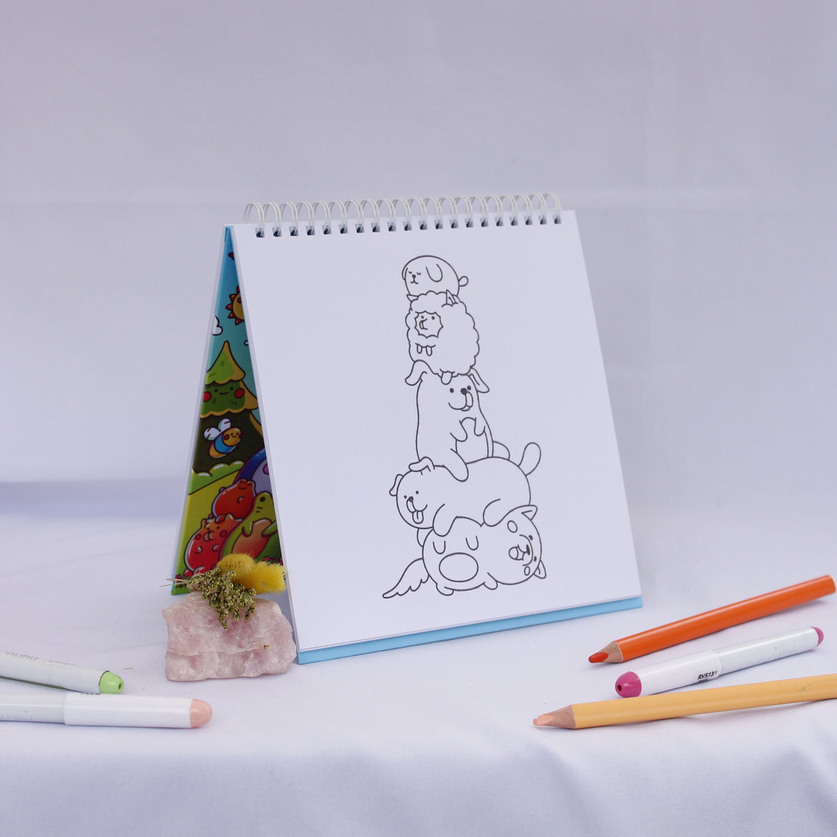 Kawaii Stacks – Coloring Book