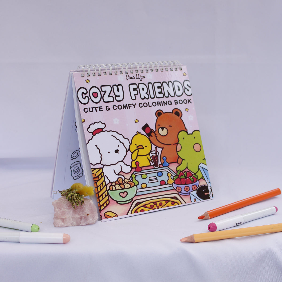 Cozy Friends – Coloring Book