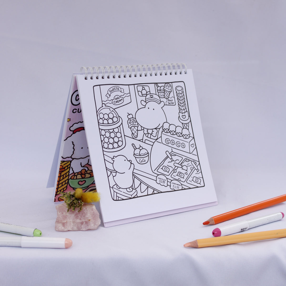 Cozy Friends – Coloring Book