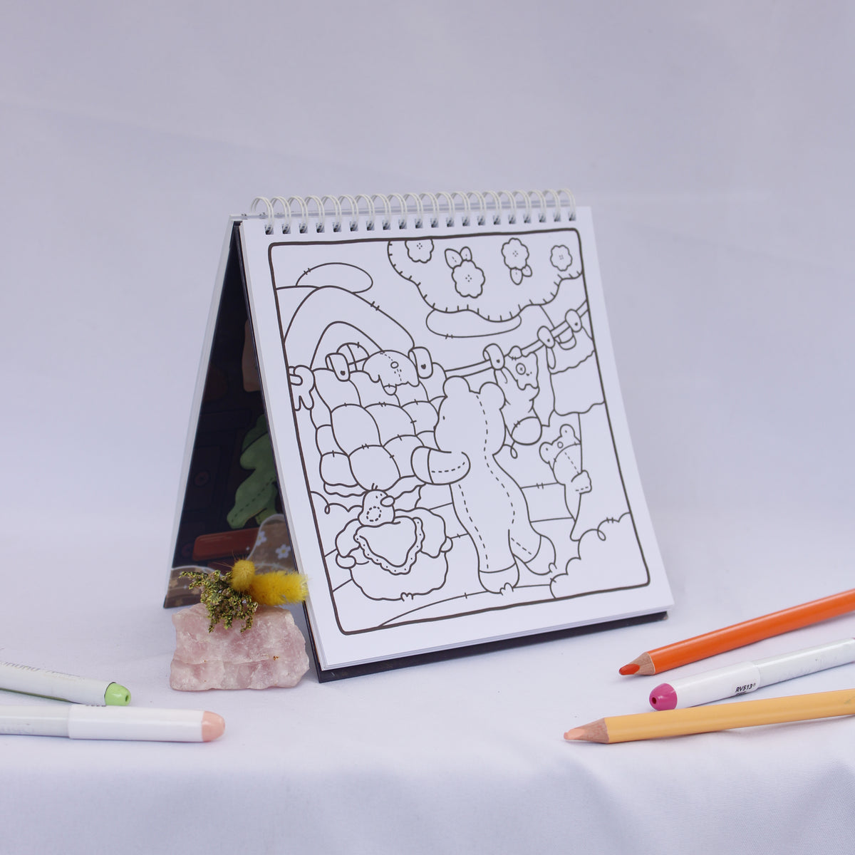 Fluffy Quilt – Coloring Book