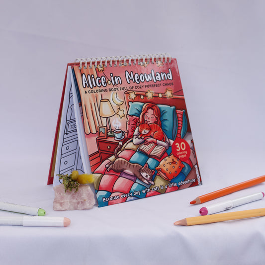 Alice in Meowland – Coloring Book