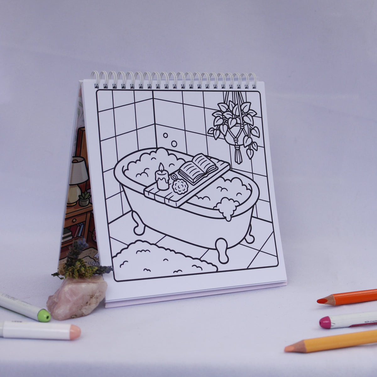 Spring Hygge – Coloring Book