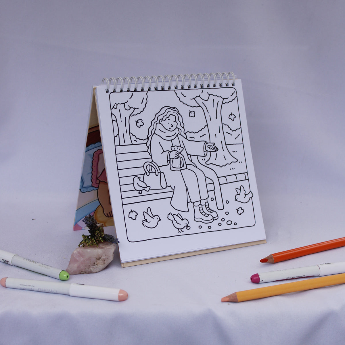 Comfy Girl – Coloring Book