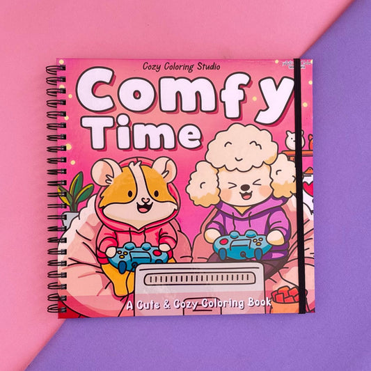 Comfy Time - Libro para Colorear Cute & Cozy