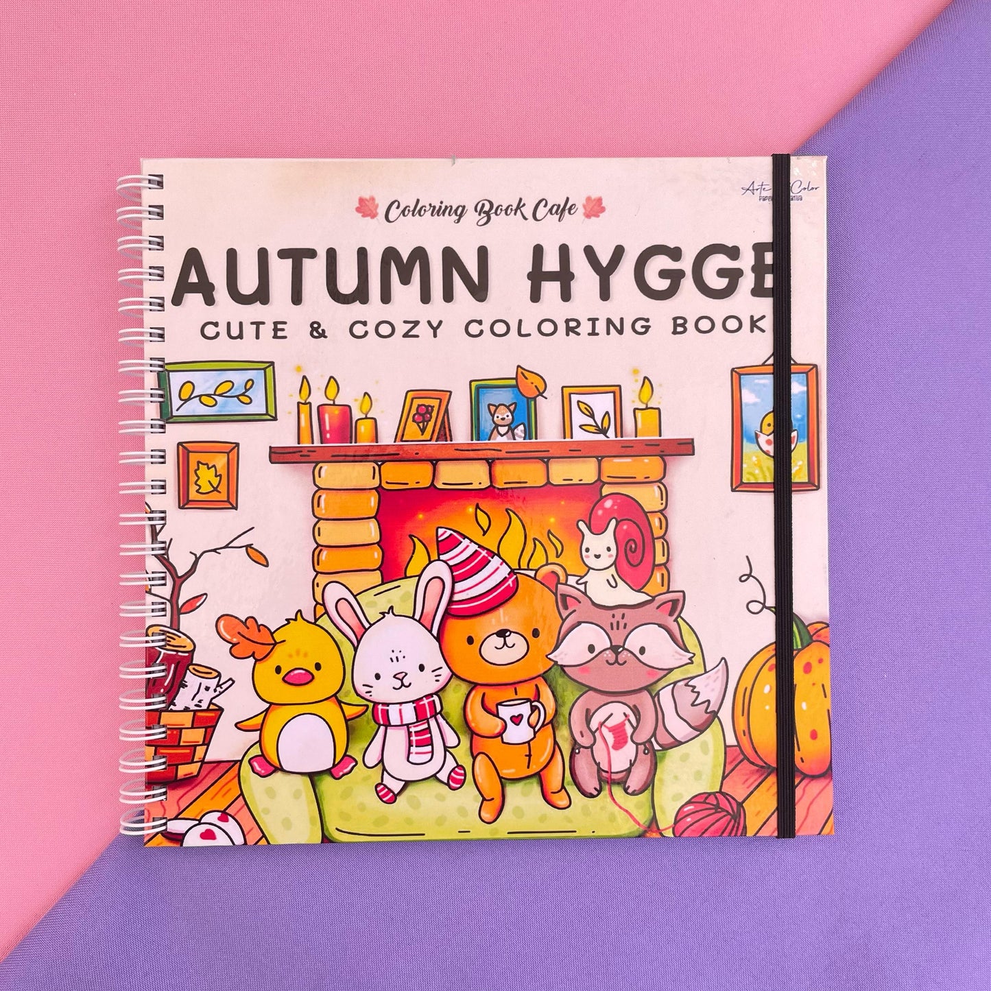 Autumn Hygge: un libro para colorear bonito y acogedor