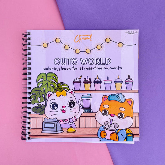 Cute world - Libro para colorear para un momento sin estrés