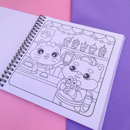 Cute world - Libro para colorear para un momento sin estrés