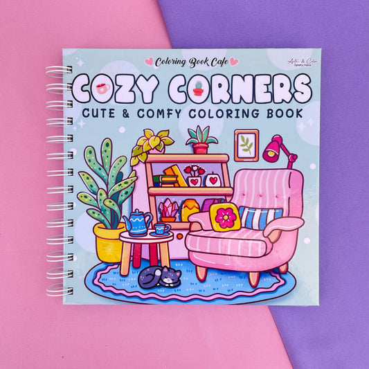 Cozy Corner -  un libro para colorear lindo y relajante