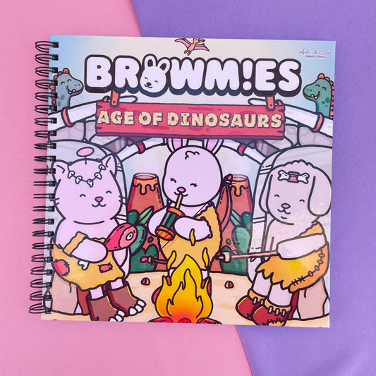 Brownies age of dinosaurs - una aventura prehistórica para colorear