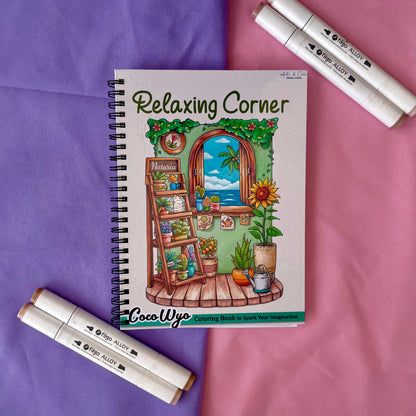 RELAXING CORNER – Coloring Book to Spark Your Imagination