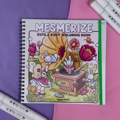 MESMERIZE: Cute & Cozy Coloring Book