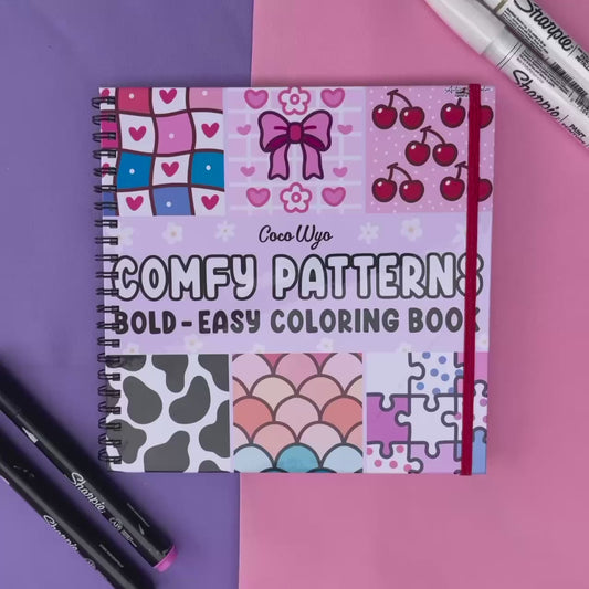 COMFY PATTERNS Libro para colorear