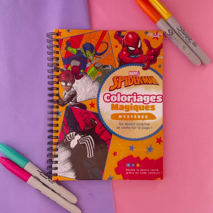 MYSTERES COLORING BOOK SPIDER-MAN