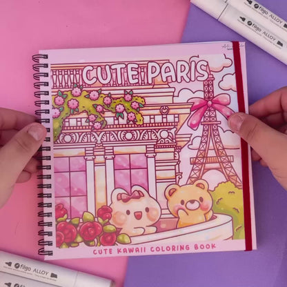 Cute Paris – Un viaje para colorear por la ciudad del amor