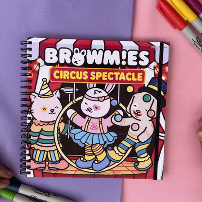 Brownies circus espectacle - una aventura mágica para colorear