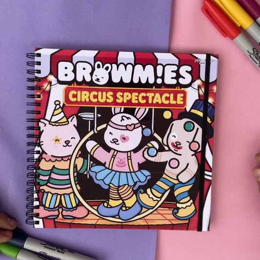 Brownies circus espectacle - una aventura mágica para colorear