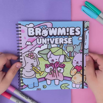 Browmies universe - Libro para colorear dulce y divertido
