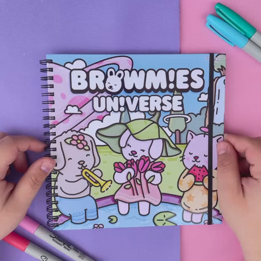 Browmies universe - Libro para colorear dulce y divertido