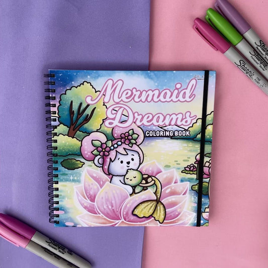 Mermaid Dreams - una aventura mágica para colorear