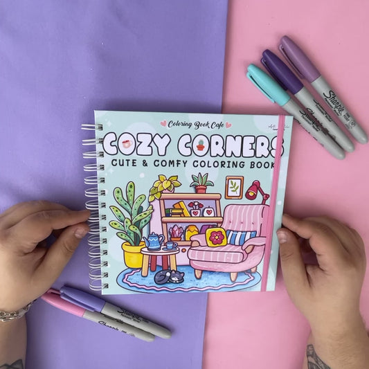 Cozy Corner -  un libro para colorear lindo y relajante