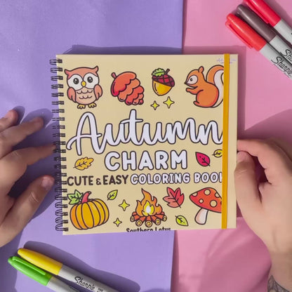 Autumn Charm – Colorea y vive la magia del otoño