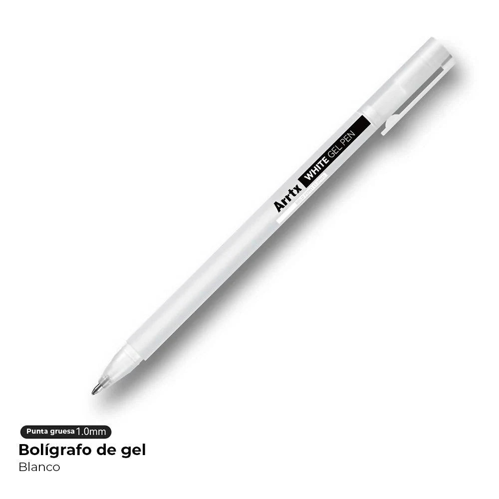 Gel Arrtx Pen Blanco 1.0 mm